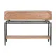 Consola Home ESPRIT Amarillo Metal Acacia 110 x 35 x 80 cm
