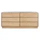 Cajonera Home ESPRIT Natural Roble Tropical 182 x 45 x 81 cm