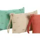 Cushion Home ESPRIT Green Beige Coral 30 x 10 x 20 cm (3 Units)