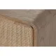TV furniture Home ESPRIT Natural Rattan Oak 157 x 40 x 46 cm