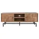 Mueble de TV Home ESPRIT Marrón Metal Acacia 148 x 45 x 55 cm