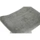 Reposapiés Home ESPRIT Gris Poliéster Madera MDF Moderno 52 x 40 x 48,5 cm