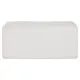 Bench Home ESPRIT White Polyester MDF Wood 100 x 45 x 43 cm