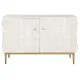 Sideboard Home ESPRIT White Golden 120 x 45 x 80 cm