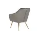 Butaca DKD Home Decor Dorado Gris oscuro Metal 74 x 74 x 90 cm