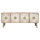 Mueble de TV Home ESPRIT Dorado Natural Madera 145 x 40 x 60 cm