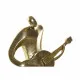 Figura Decorativa DKD Home Decor 31 x 18 x 45 cm Dorado Músico (2 Unidades)