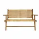 Banco DKD Home Decor Marrón Natural 120 x 76 x 68 cm