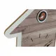 Reloj de Pared DKD Home Decor 32 x 5 x 56 cm Natural Blanco Plástico Casa Madera MDF (2 Unidades)