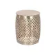 Side table Home ESPRIT Golden Aluminium 40 x 40 x 48 cm