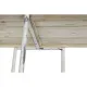 Shelves DKD Home Decor White Natural Metal Fir Fir wood 40 % Metal 190 x 40 x 200 cm