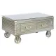 Centre Table Home ESPRIT Metal Crystal 100 x 52 x 46 cm