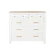 Cómoda DKD Home Decor Blanco Marrón Acacia Madera de mango Urbano 110 x 45 x 100 cm