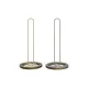 Kitchen Paper holder Home ESPRIT Beige Grey Dark brown Metal Rubber wood 15 x 15 x 31 cm (2 Units)