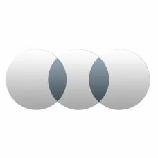 Wall mirror DKD Home Decor Crystal Circles (118.5 x 2 x 50 cm)