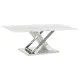 Centre Table DKD Home Decor White Silver Crystal Steel 120 x 60 x 42 cm