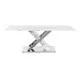 Centre Table DKD Home Decor White Silver Crystal Steel 120 x 60 x 42 cm