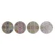 Table Mat Home ESPRIT Cork Dolomite 20 x 20 x 0,7 cm Mandala (4 Units)