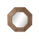 Wall mirror Home ESPRIT Brown Natural Fir Modern 119 x 9 x 119 cm