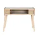 Consola Home ESPRIT Ratán Madera de Paulonia 80 x 35 x 63 cm