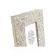 Marco de Fotos DKD Home Decor Blanco Natural Cristal Madera de mango Indio 20 x 1,3 x 25 cm