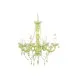 Ceiling Light DKD Home Decor Metal Green Acrylic 25 W (51 x 51 x 100 cm)