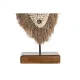 Figura Decorativa DKD Home Decor Natural Máscara Fibra (30 x 10,5 x 53 cm)