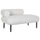 Sofa DKD Home Decor White Black Metal Scandi 127,5 x 73,5 x 64 cm