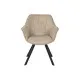 Silla DKD Home Decor Negro Beige 64 x 67 x 85 cm