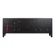 Mueble de TV DKD Home Decor Negro Multicolor Madera Abeto Madera MDF 130 x 24 x 51 cm