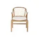 Silla DKD Home Decor Blanco Natural 57 x 68 x 79 cm 57 x 65 x 79 cm