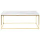 Mesa de Centro DKD Home Decor Metal Madera MDF 100 x 60 x 40 cm