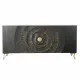Aparador DKD Home Decor Negro Multicolor Dorado Metal Madera de mango 160 x 45 x 75 cm