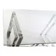 Mesa de Comedor DKD Home Decor Cristal Acero (180 x 90 x 75 cm)