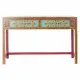 Consola DKD Home Decor Multicolor Acrílico Madera Madera de mango Espejo 117 x 40 x 76 cm