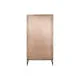 Cupboard Home ESPRIT Brown Black Silver 90 x 38 x 170 cm