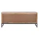 Mueble de TV Home ESPRIT Marrón Negro Plateado Madera de mango Espejo 130 x 40 x 55,5 cm
