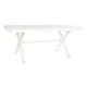 Mesa de Comedor DKD Home Decor Blanco Metal Madera de mango 180 x 90 x 76 cm