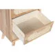 Cajonera Home ESPRIT Natural Metal Madera de caucho 40 x 30 x 78 cm