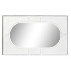 Wall mirror DKD Home Decor White Modern Rhombus 154 x 4 x 94 cm