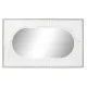 Espejo de pared DKD Home Decor Blanco Moderno Rombos 154 x 4 x 94 cm