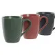 4 Piece Mug Set DKD Home Decor Green Pink Dark grey Stoneware 300 ml 19 x 13 x 31 cm