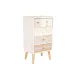 Cajonera DKD Home Decor Abeto Natural Algodón Blanco (48 x 35 x 89 cm)