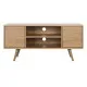 TV furniture DKD Home Decor Natural Metal MDF Wood 120 x 40 x 57 cm