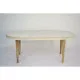 Mesa de Comedor DKD Home Decor Blanco Dorado Latón Madera de mango 180 x 90 x 76 cm