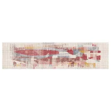 Alfombra DKD Home Decor Acabado envejecido Poliéster Multicolor (60 x 240 x 0,7 cm)