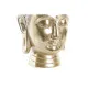 Macetero DKD Home Decor 17,5 x 17,5 x 21 cm Dorado Buda Resina