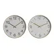 Wall Clock Home ESPRIT White Golden PVC 30 x 4 x 30 cm (2 Units)