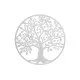 Wall Decoration Home ESPRIT White Tree Cottage 99 x 2 x 99 cm