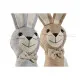 Door stop Home ESPRIT Sand 20 x 10 x 35 cm Rabbit (2 Units)